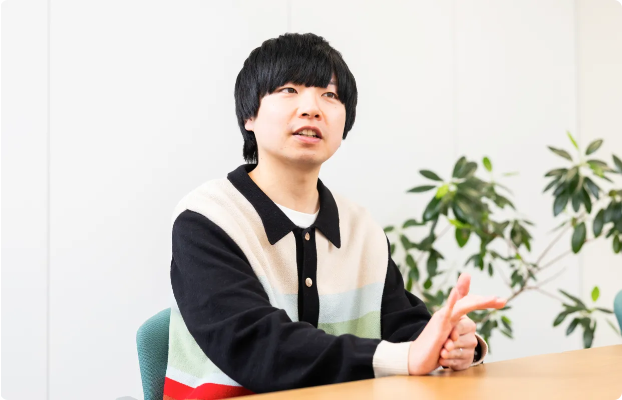 インタビュー時の写真