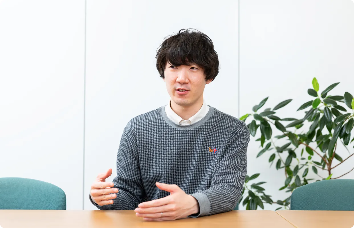 インタビュー時の写真