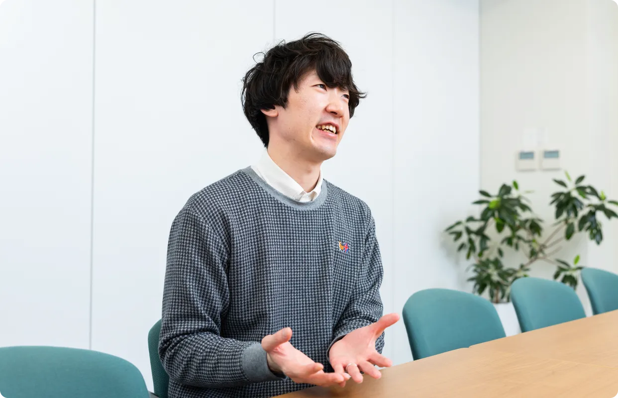 インタビュー時の写真