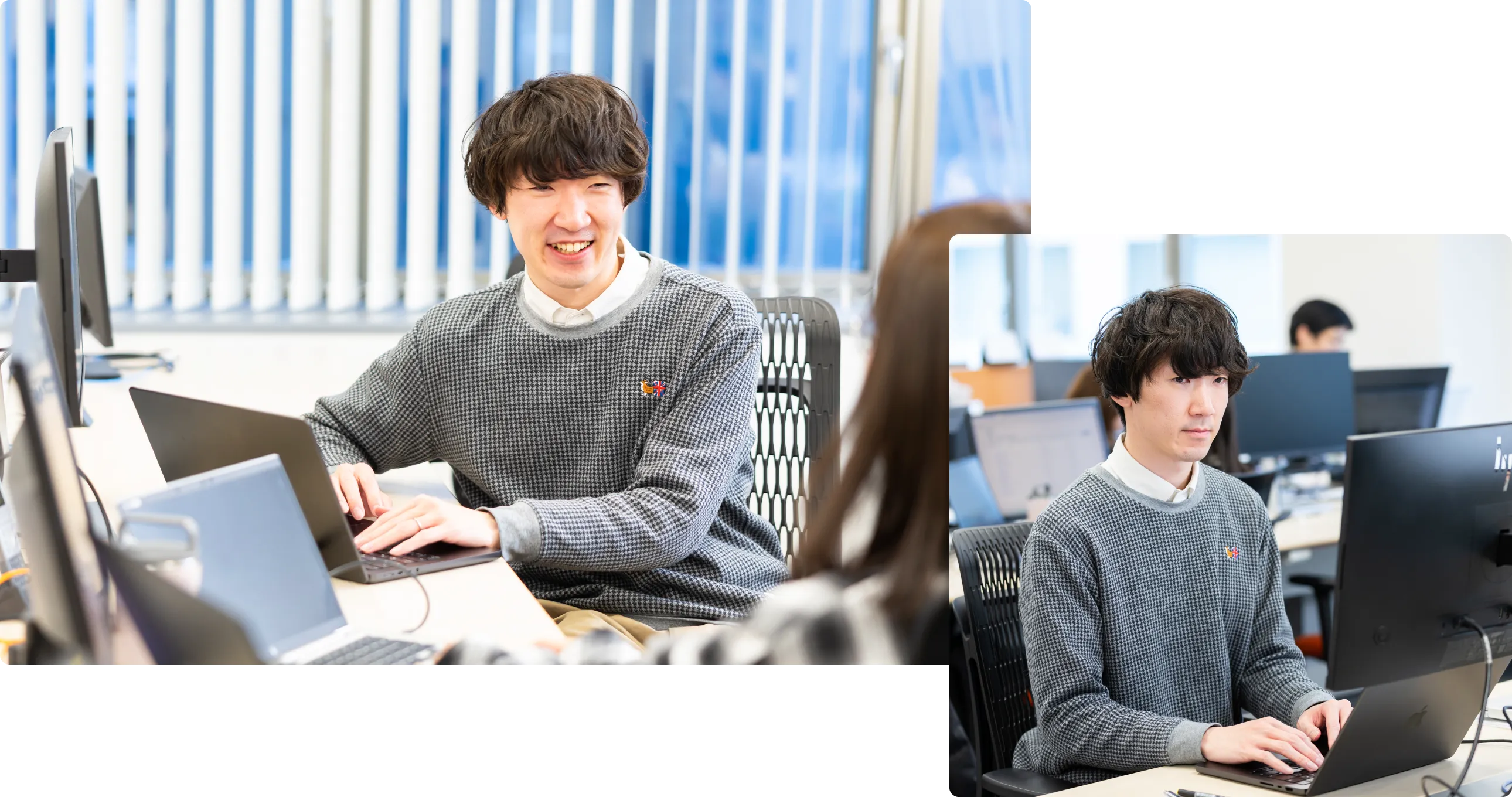 インタビュー時の写真