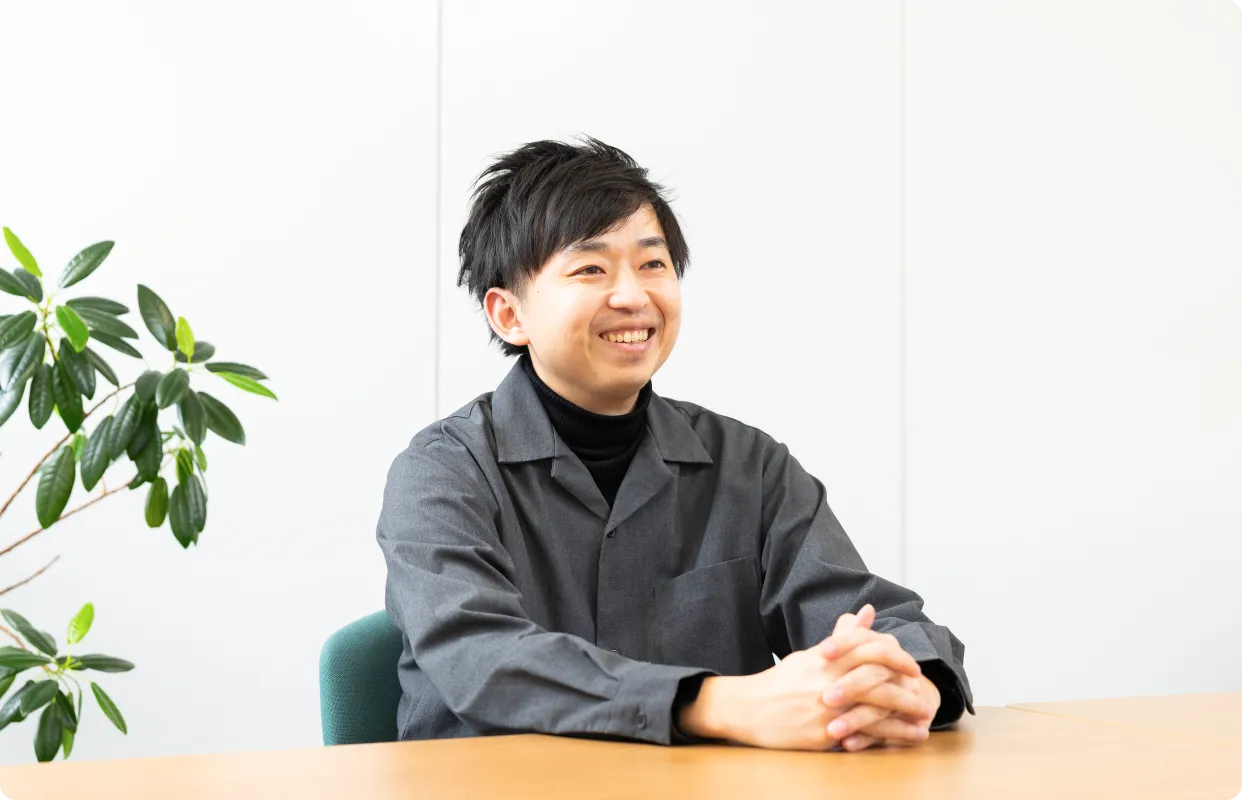 インタビュー時の写真