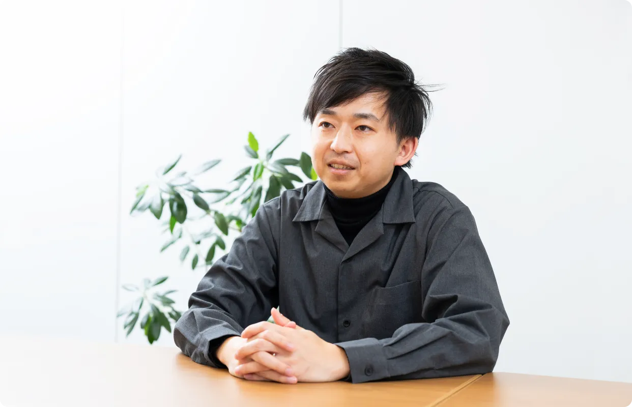 インタビュー時の写真