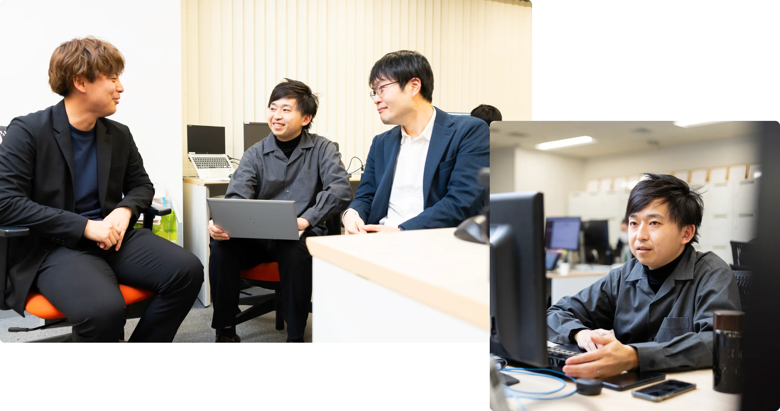 インタビュー時の写真